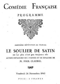 Le soulier de satin观看