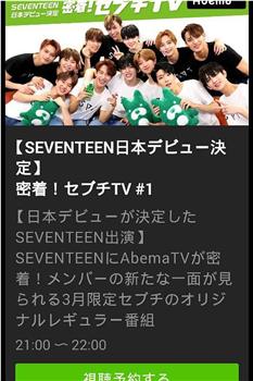 密著！SEVENTEEN TV观看